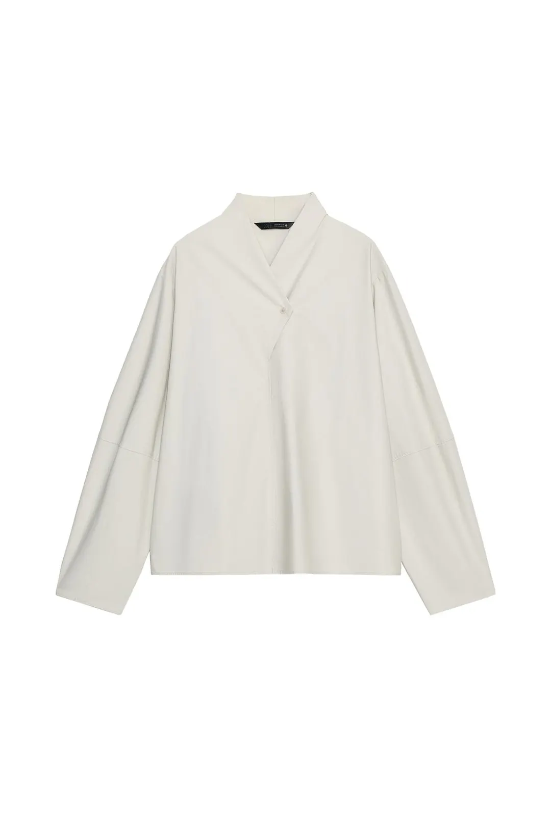 Рубашка с V-образным вырезом ZW Collection, Zara