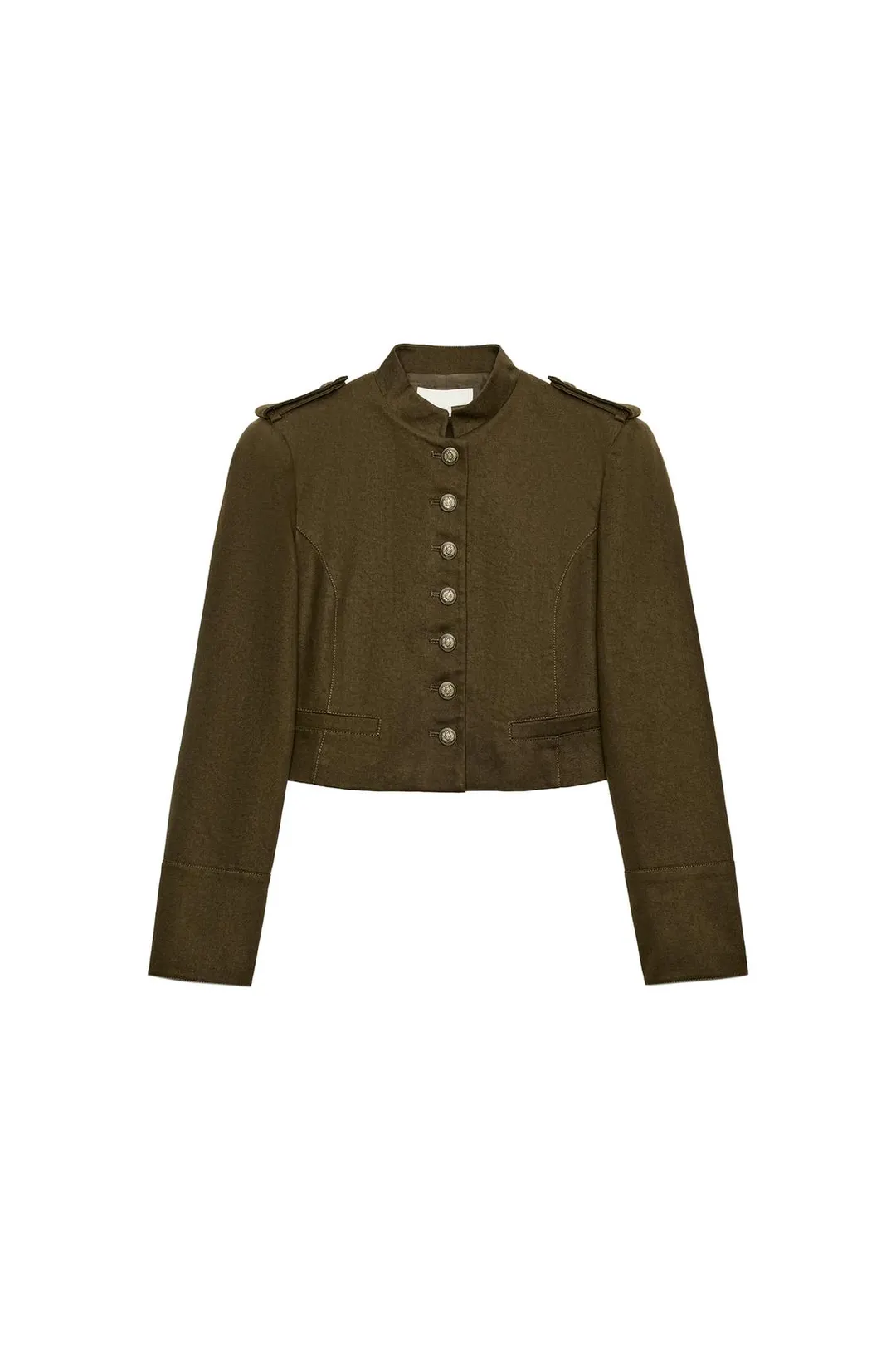 Укороченный жакет с подплечниками, Zara