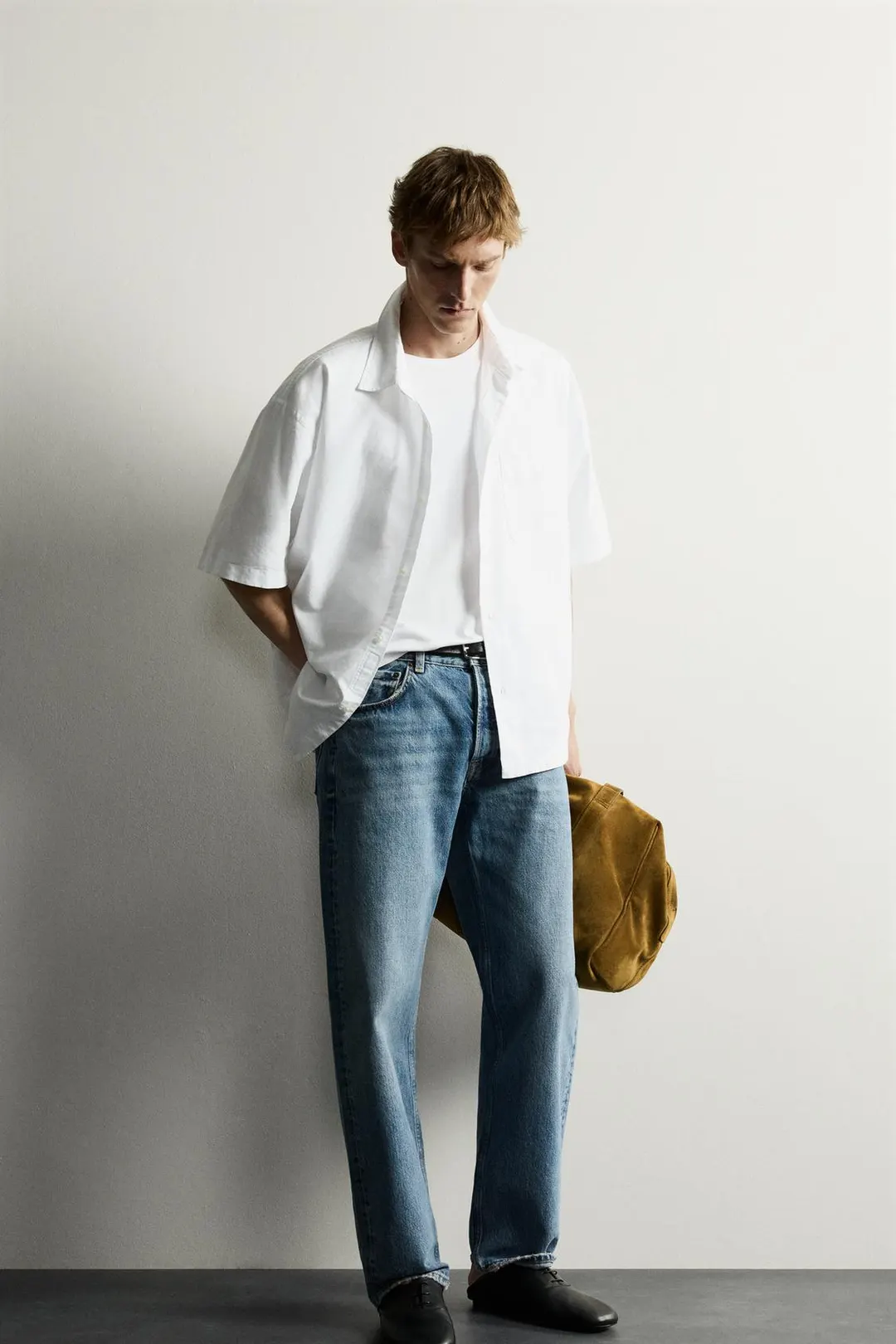 Рубашка оксфорд оверсайз, Zara