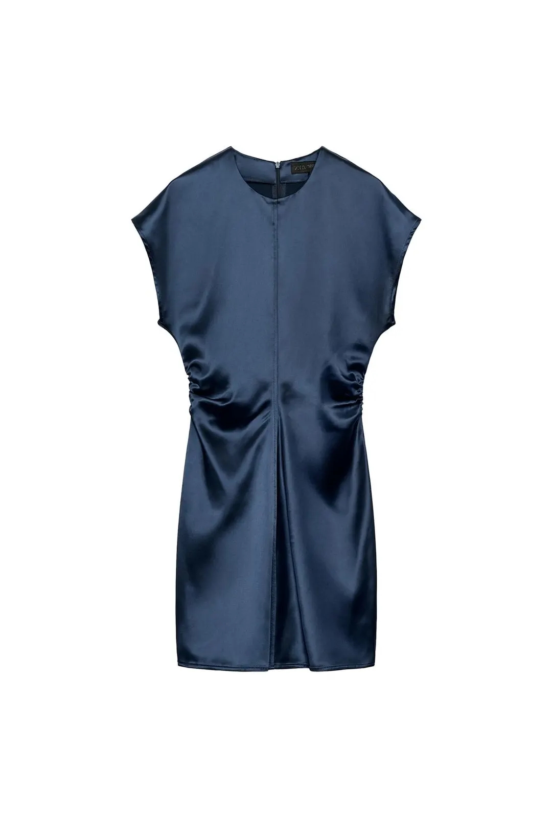 Короткое атласное платье, Zara