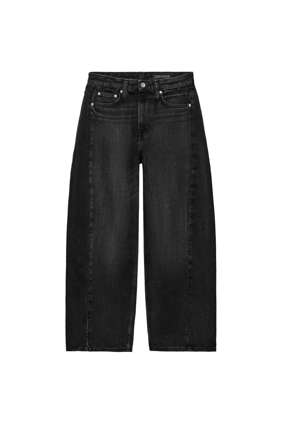 Джинсы до щиколотки свободного кроя со средней посадкой ZW Collection, Zara