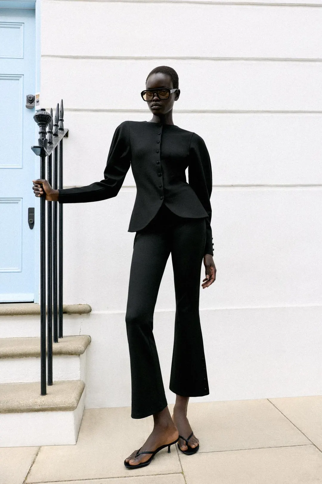 Блейзер из интерлока на пуговицах, Zara