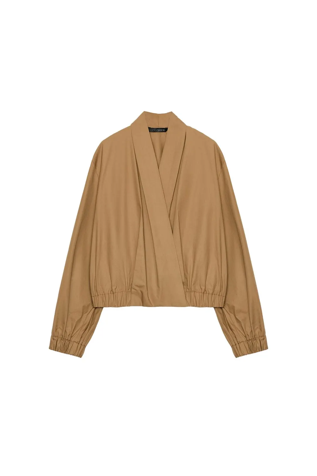 Рубашка-бомбер с запахом ZW Collection, Zara