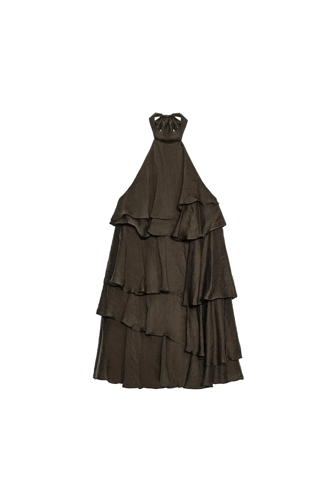 Короткое платье с оборками, Zara