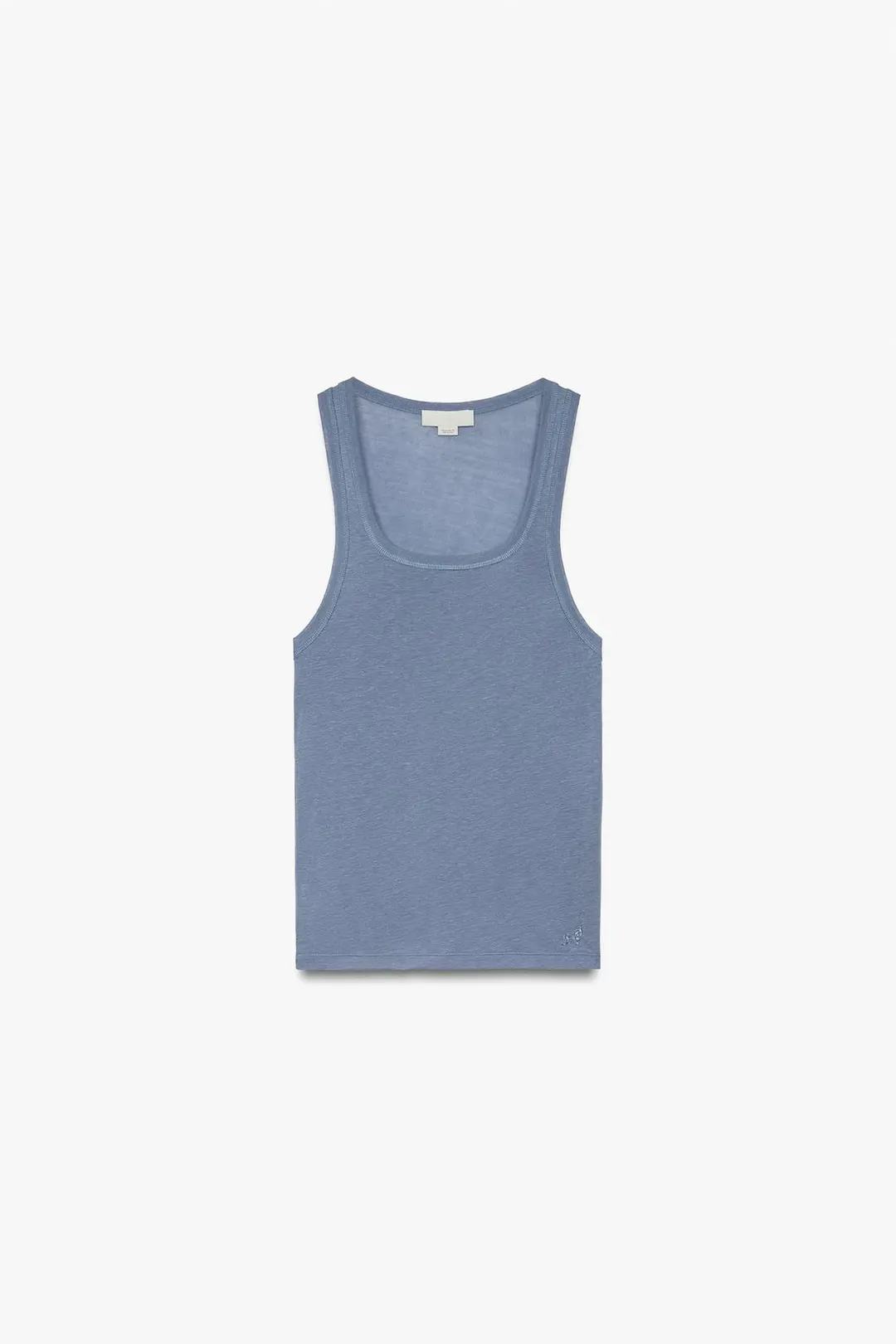 Майка в рубчик с вышивкой, Zara