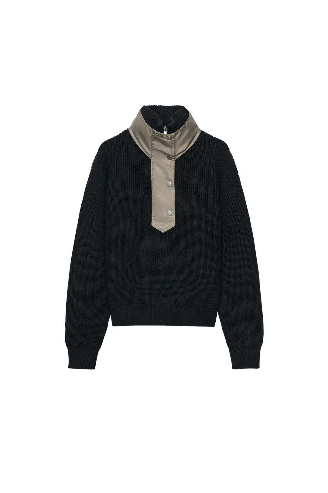 Джемпер контрастной вязки, Zara
