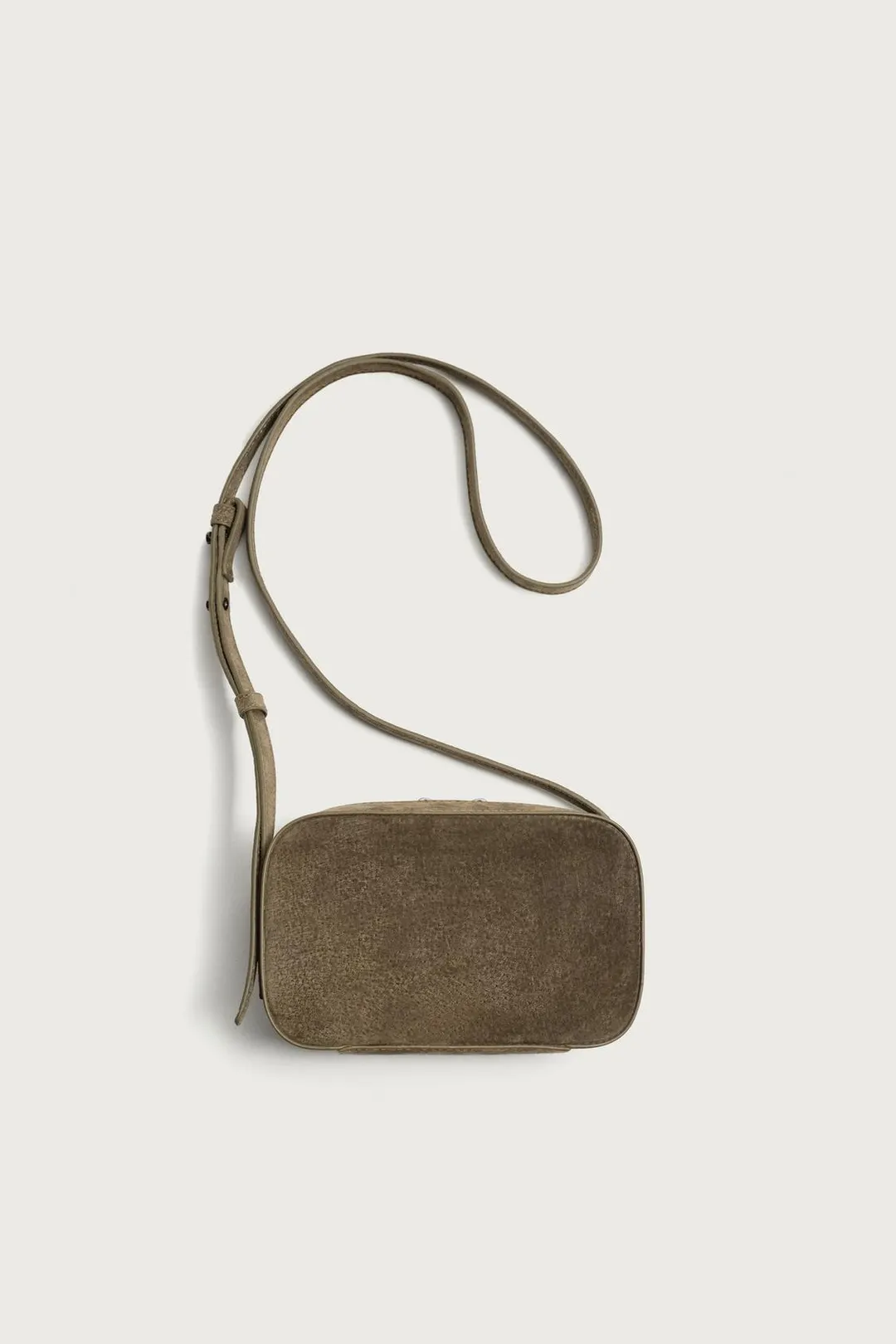 Кожаная сумка через плечо, Zara