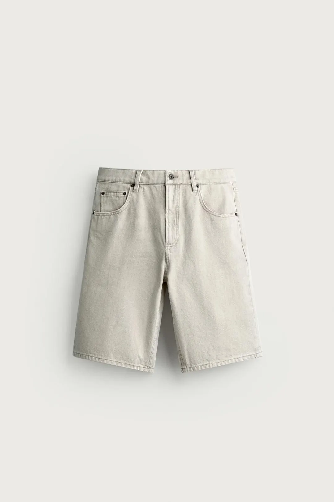 Джинсовые бермуды стандартного кроя, Zara