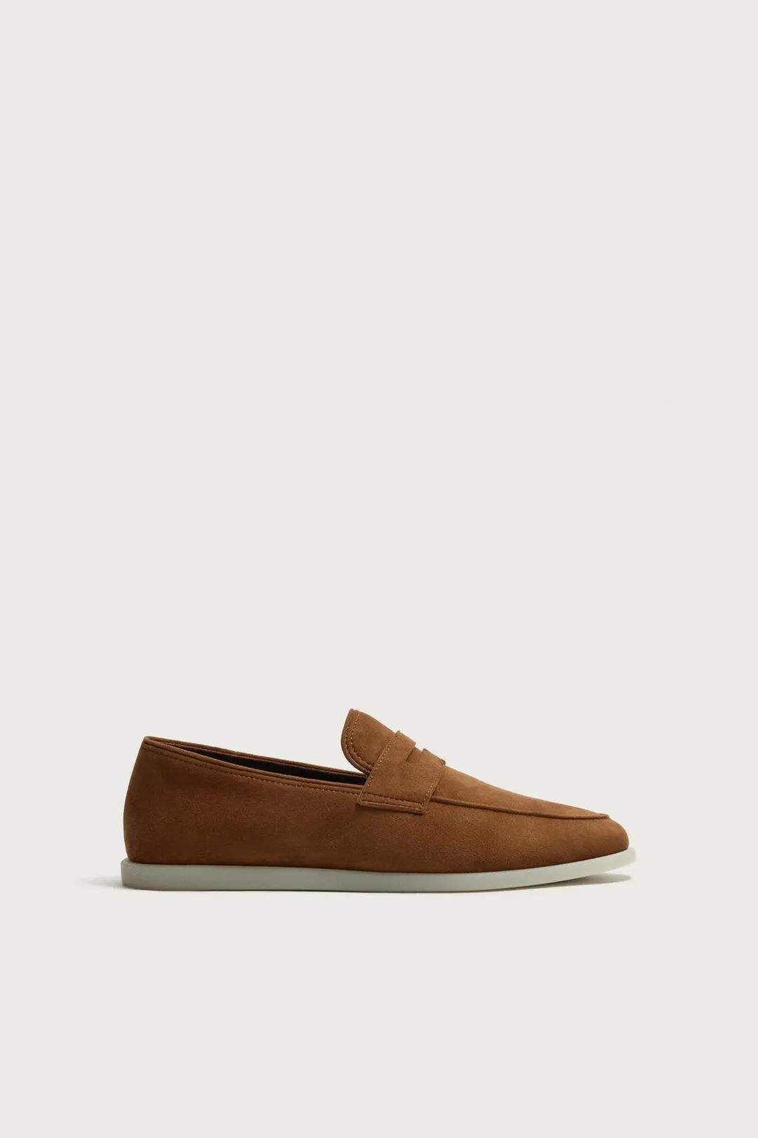 Повседневные кожаные лоферы, Zara