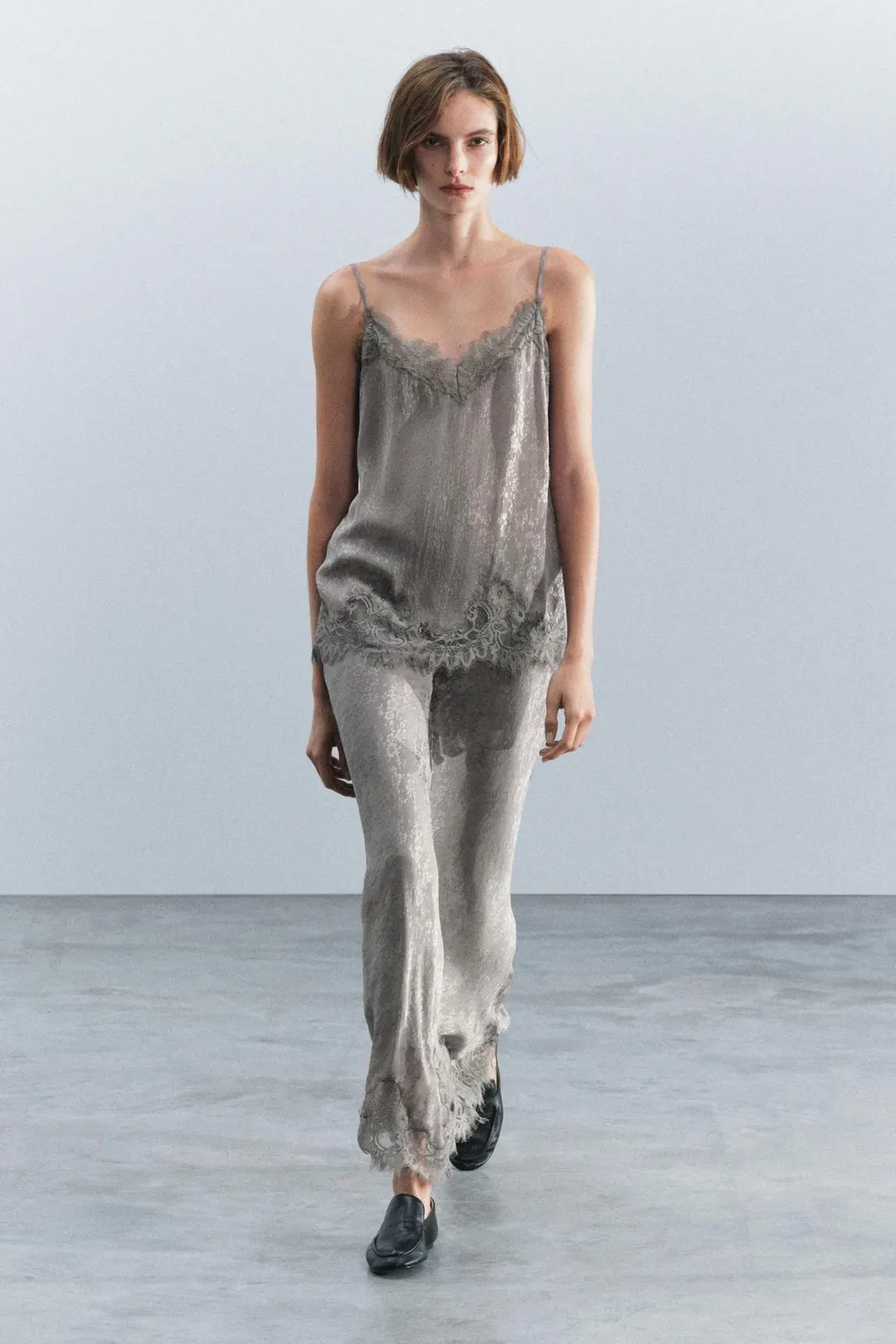 Юбка из кружевного жаккарда ZW Collection, Zara