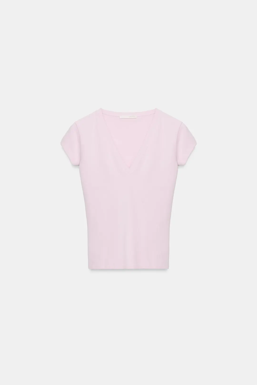 Футболка с V-образным вырезом, Zara