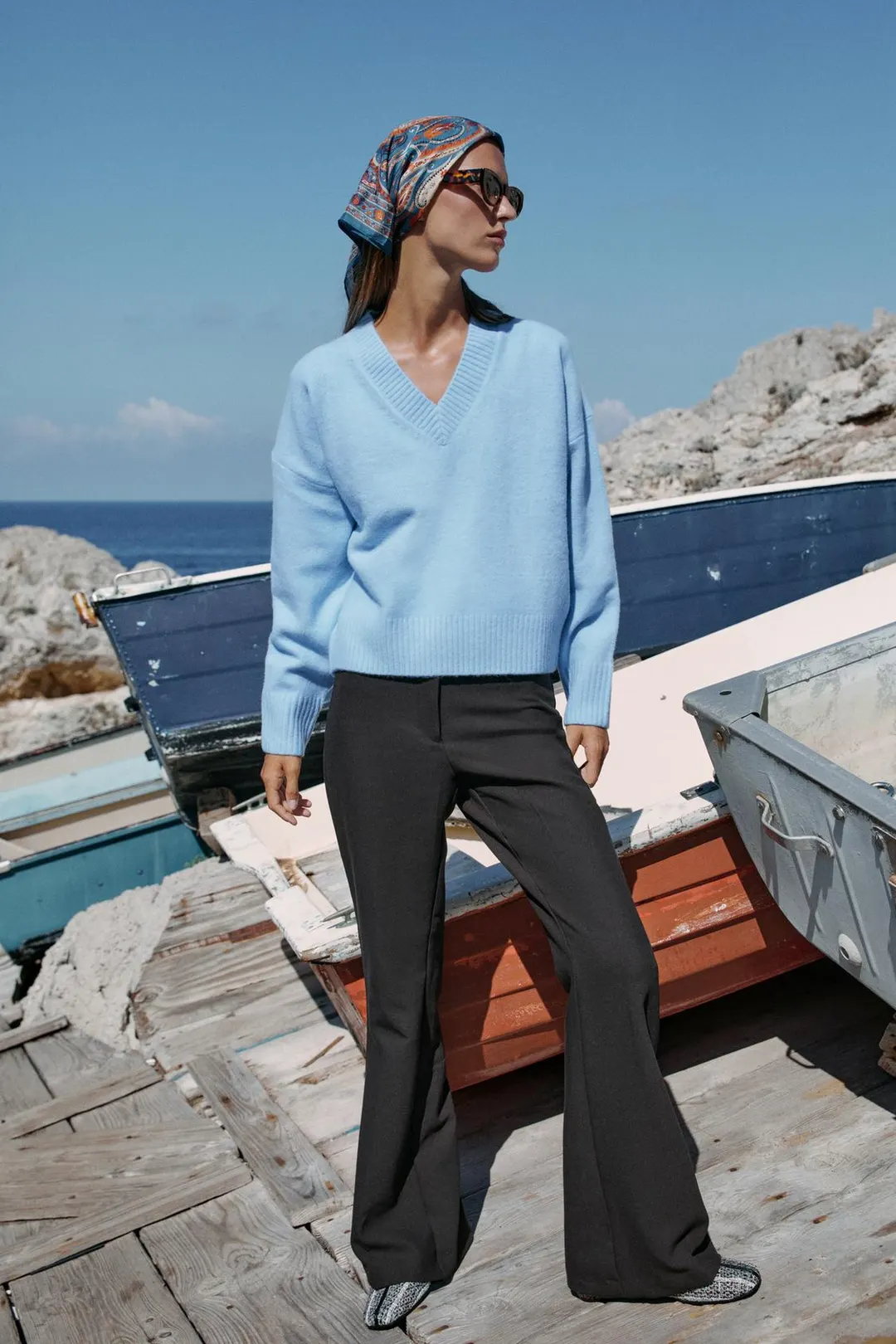 Мягкий вязаный свитер, Zara