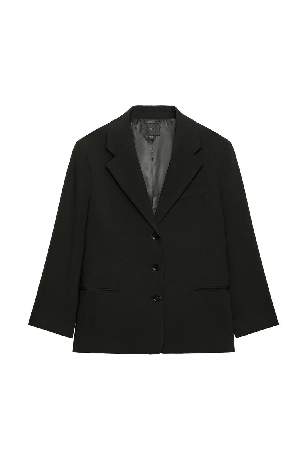 Блейзер оверсайз с подплечниками, Zara