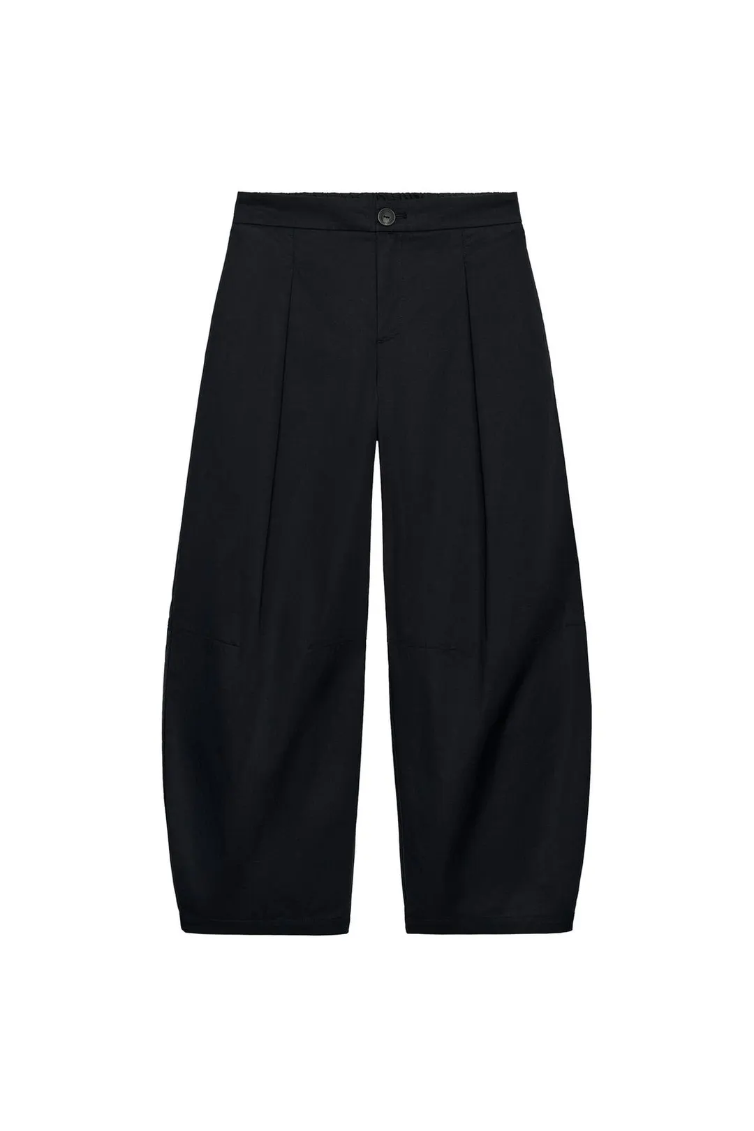 Брюки-бочонки из поплина, Zara