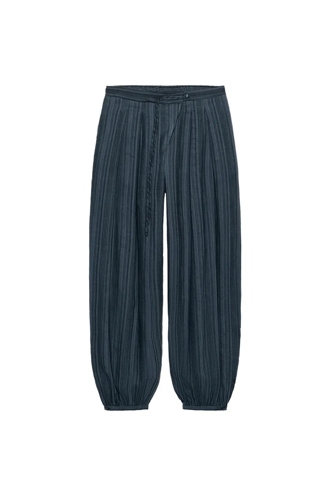 Брюки-саруэл в полоску ZW Collection, Zara