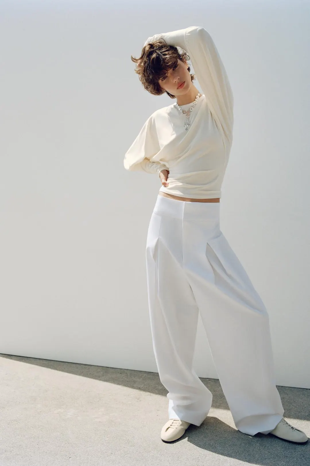Дерби из мягкой кожи, Zara