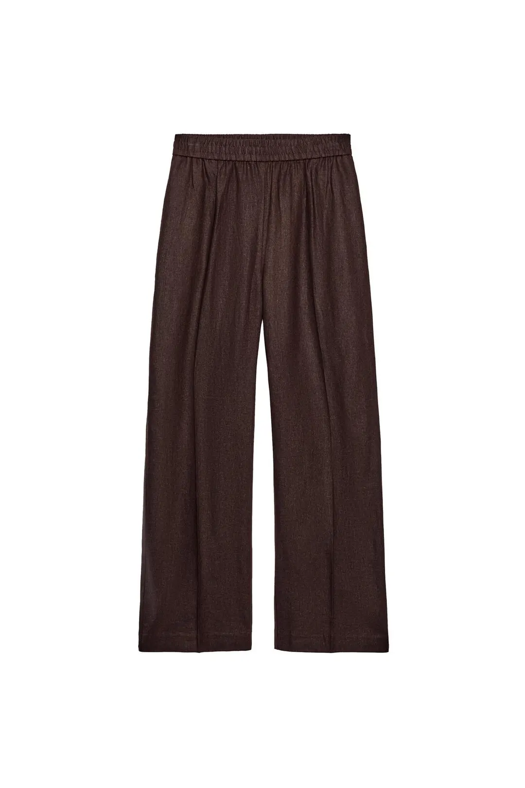 Брюки прямого кроя со льном, Zara