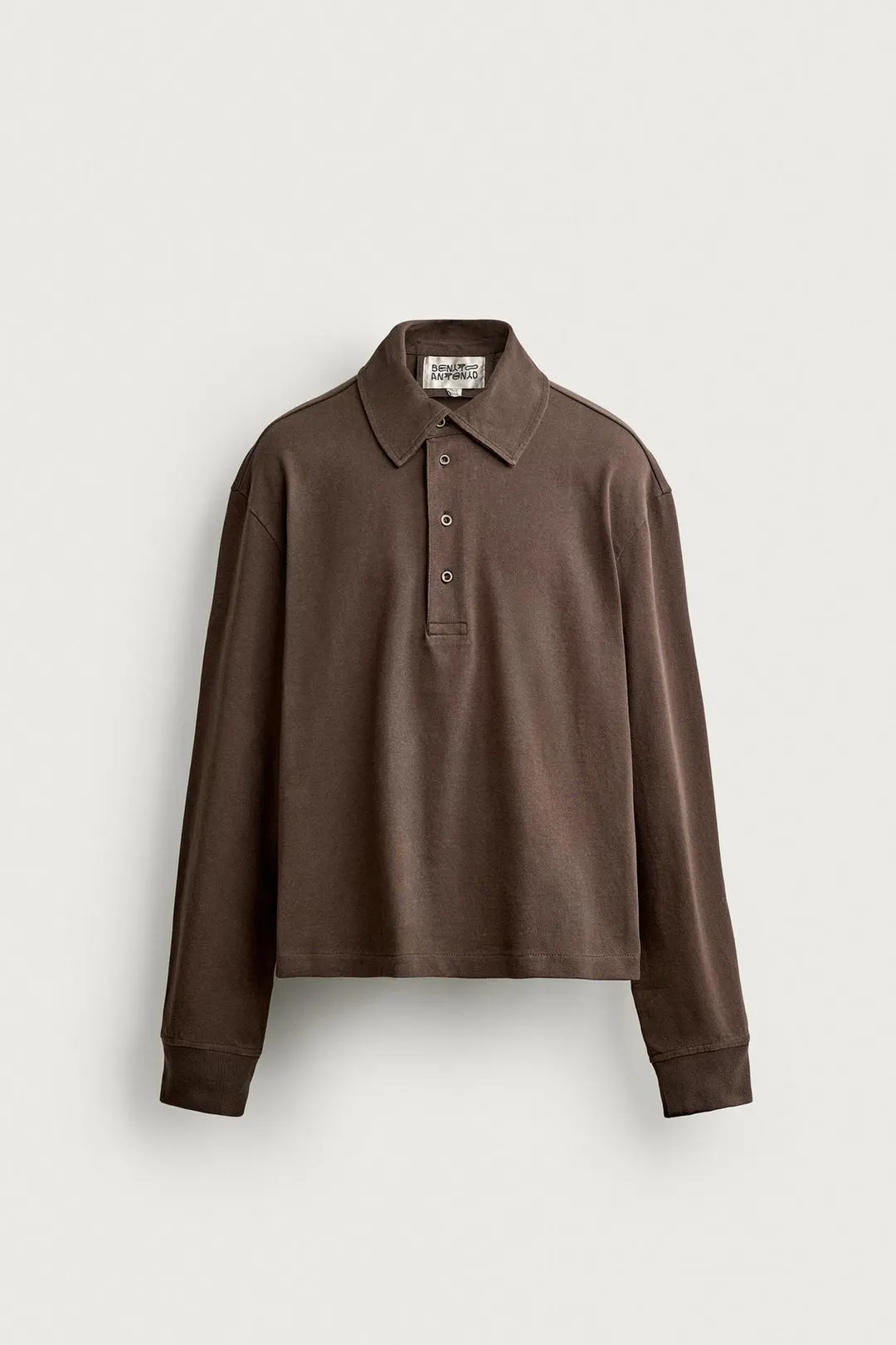 Поло укороченного кроя из хлопка, Zara