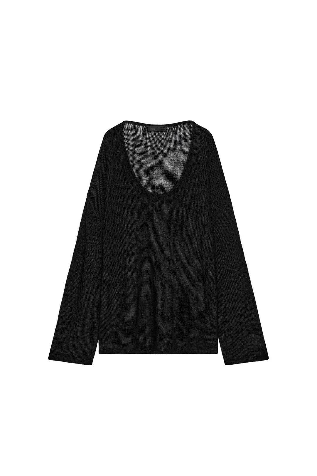 Трикотажный свитер с круглым вырезом, Zara