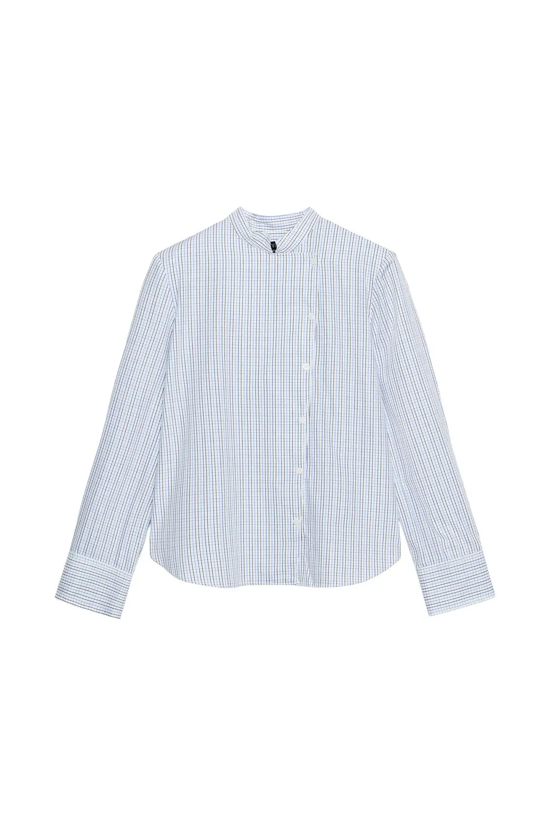 Рубашка в клетку с подплечниками ZW Collection, Zara