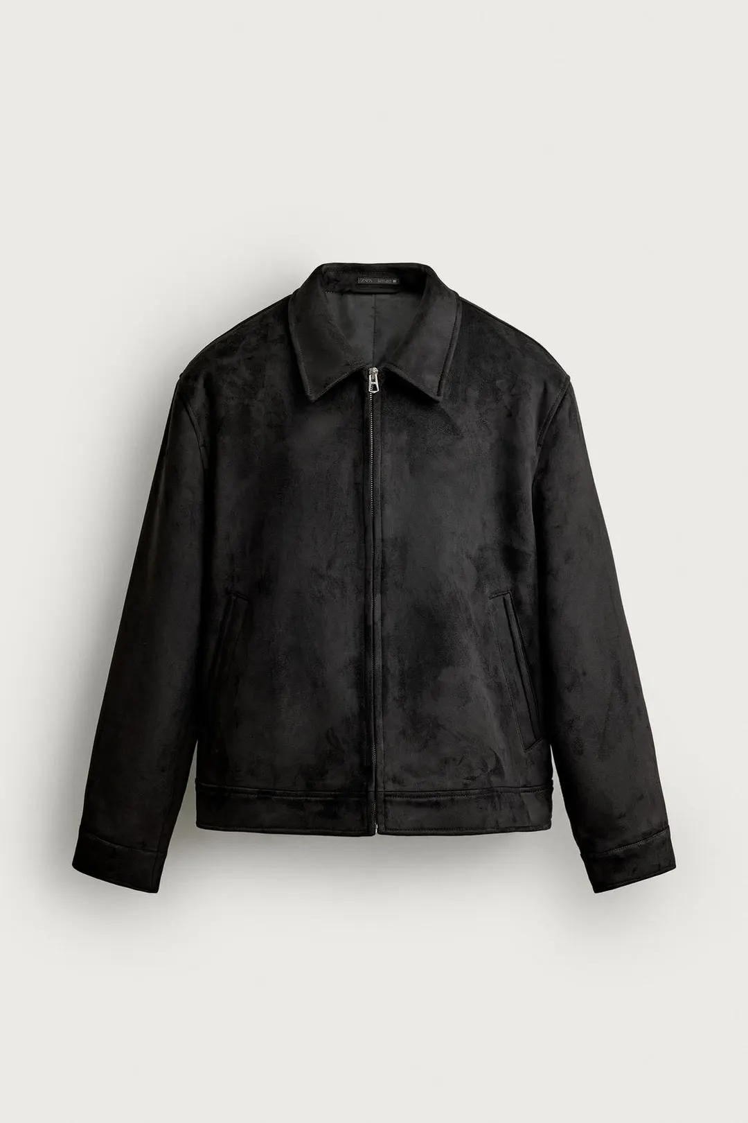 Куртка прямого кроя из искусственной замши, Zara
