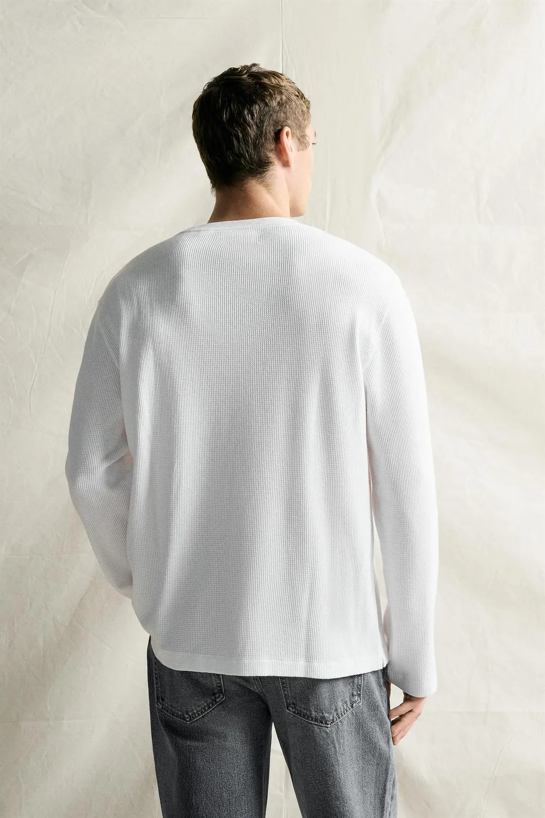 Футболка вафельной вязки, Zara