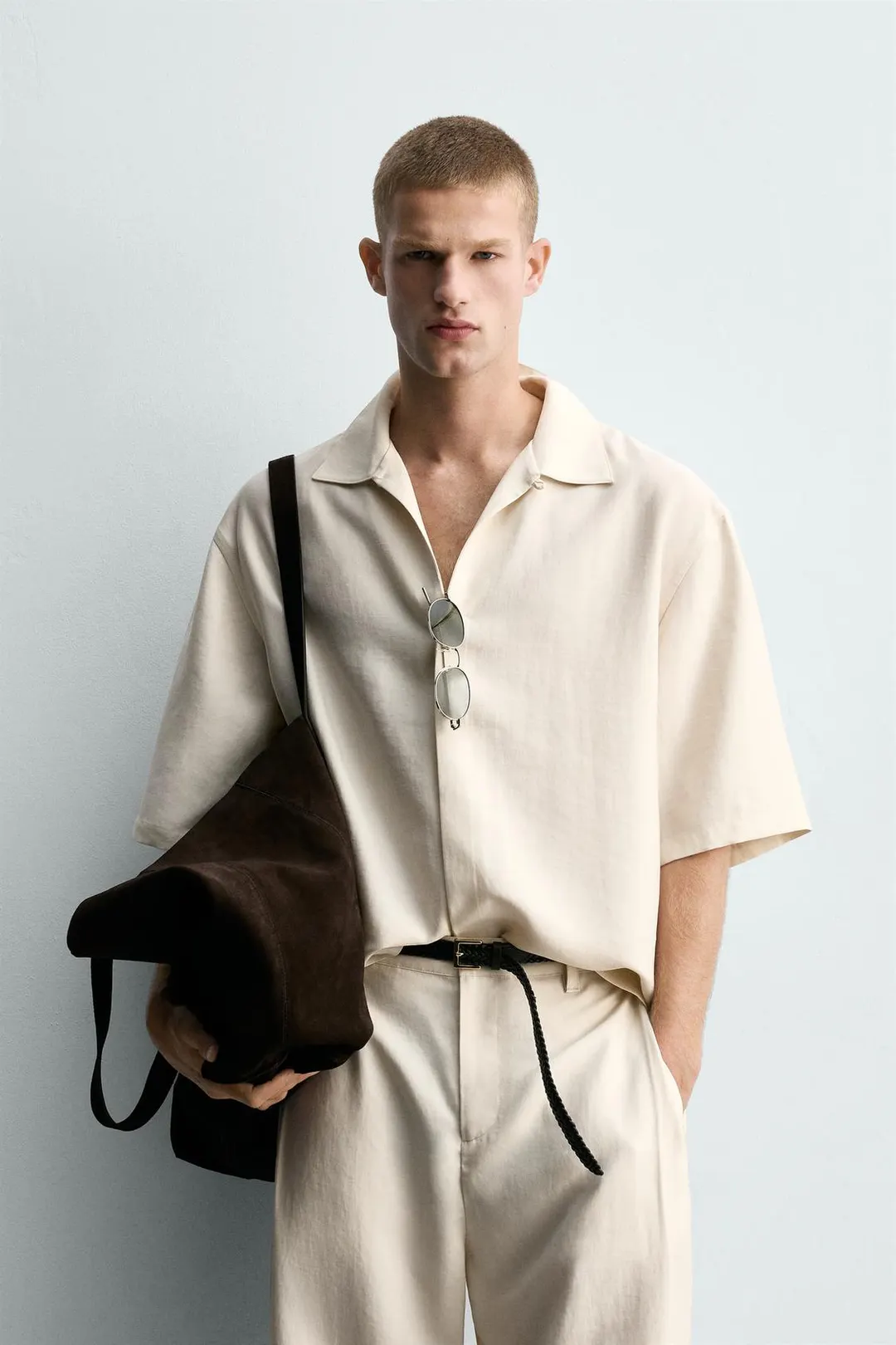 Струящаяся рубашка свободного кроя, Zara