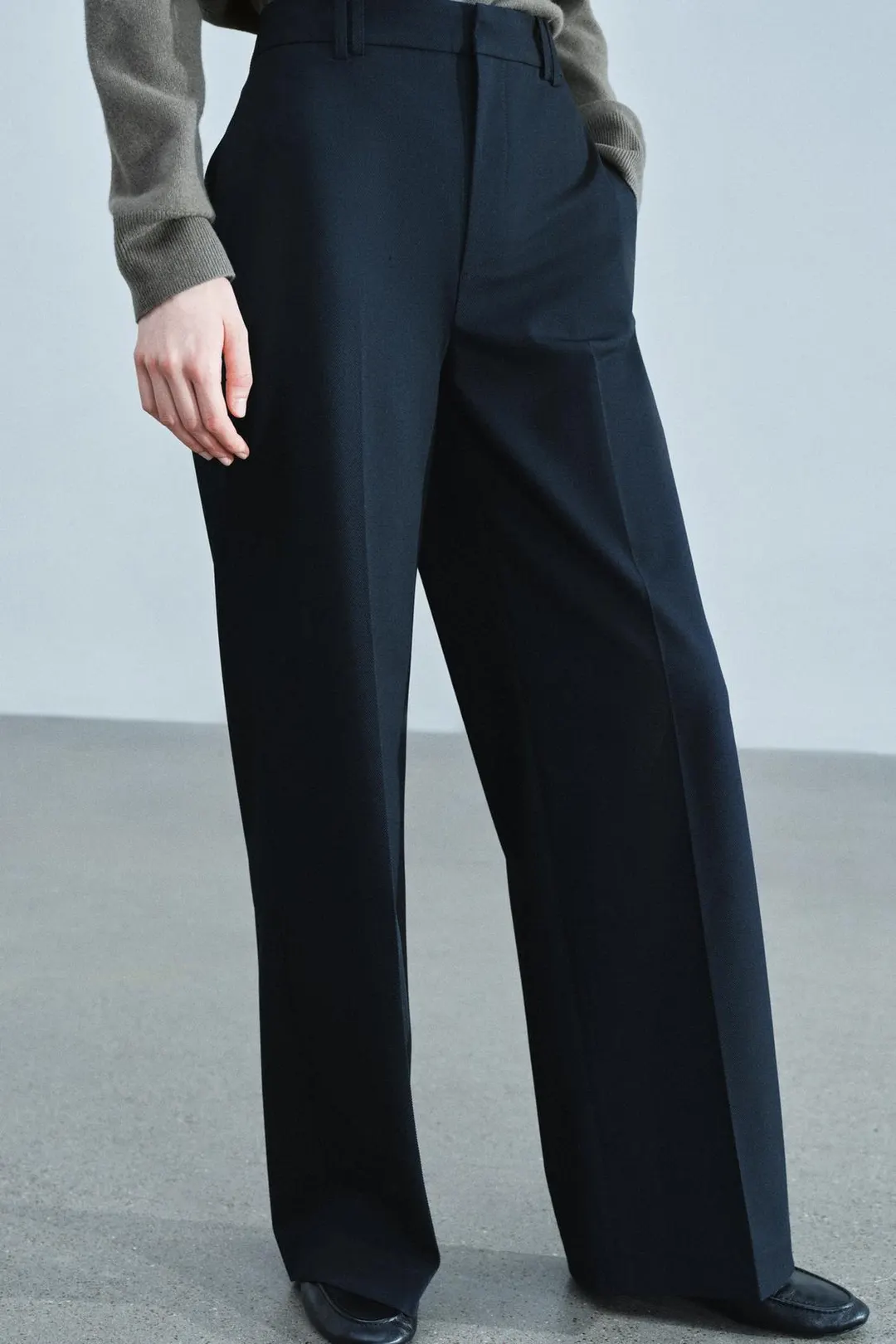 Брюки со стрелками ZW Collection, Zara
