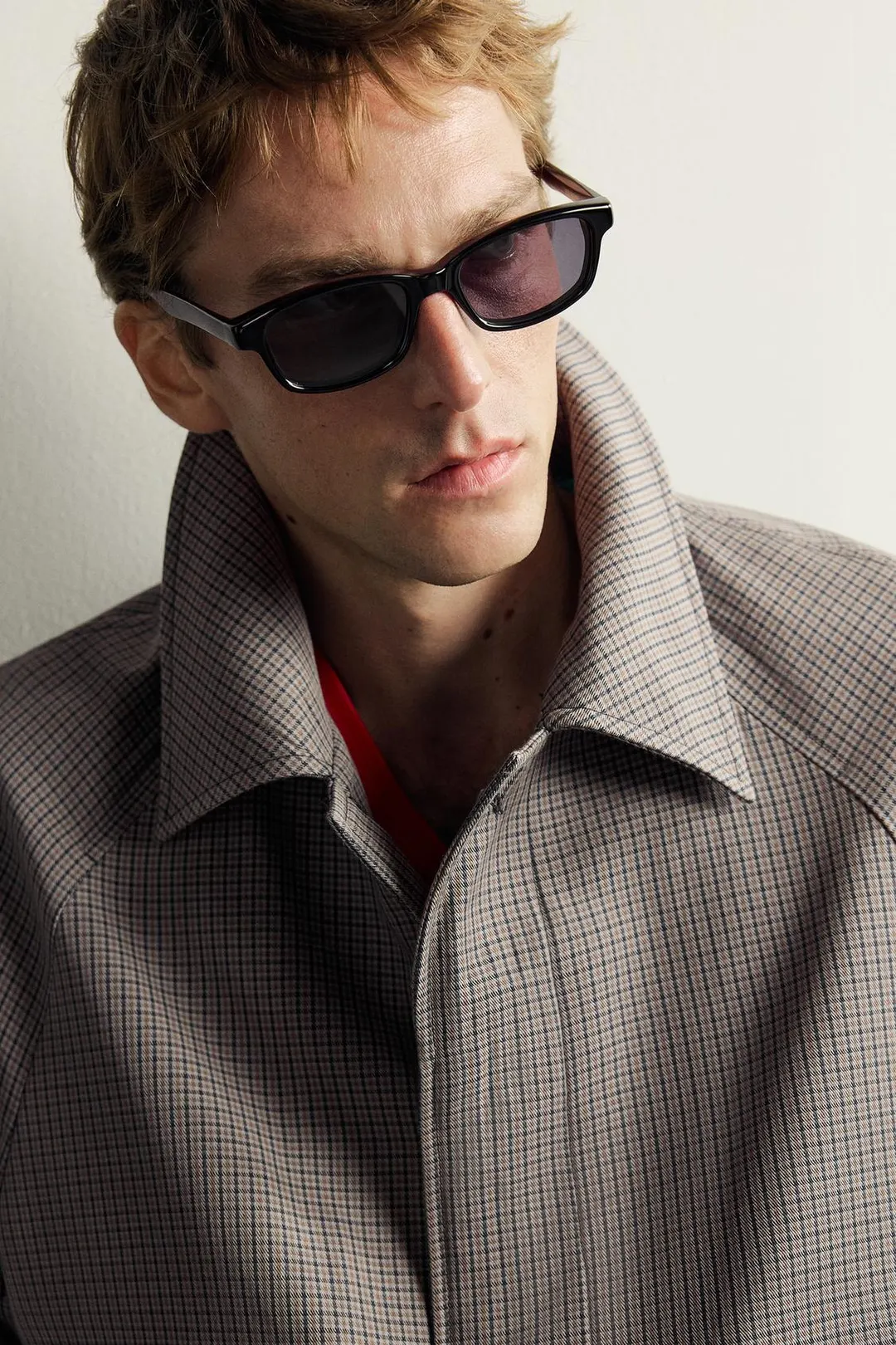 Клетчатый тренч Aaron Levine x Zara, Zara