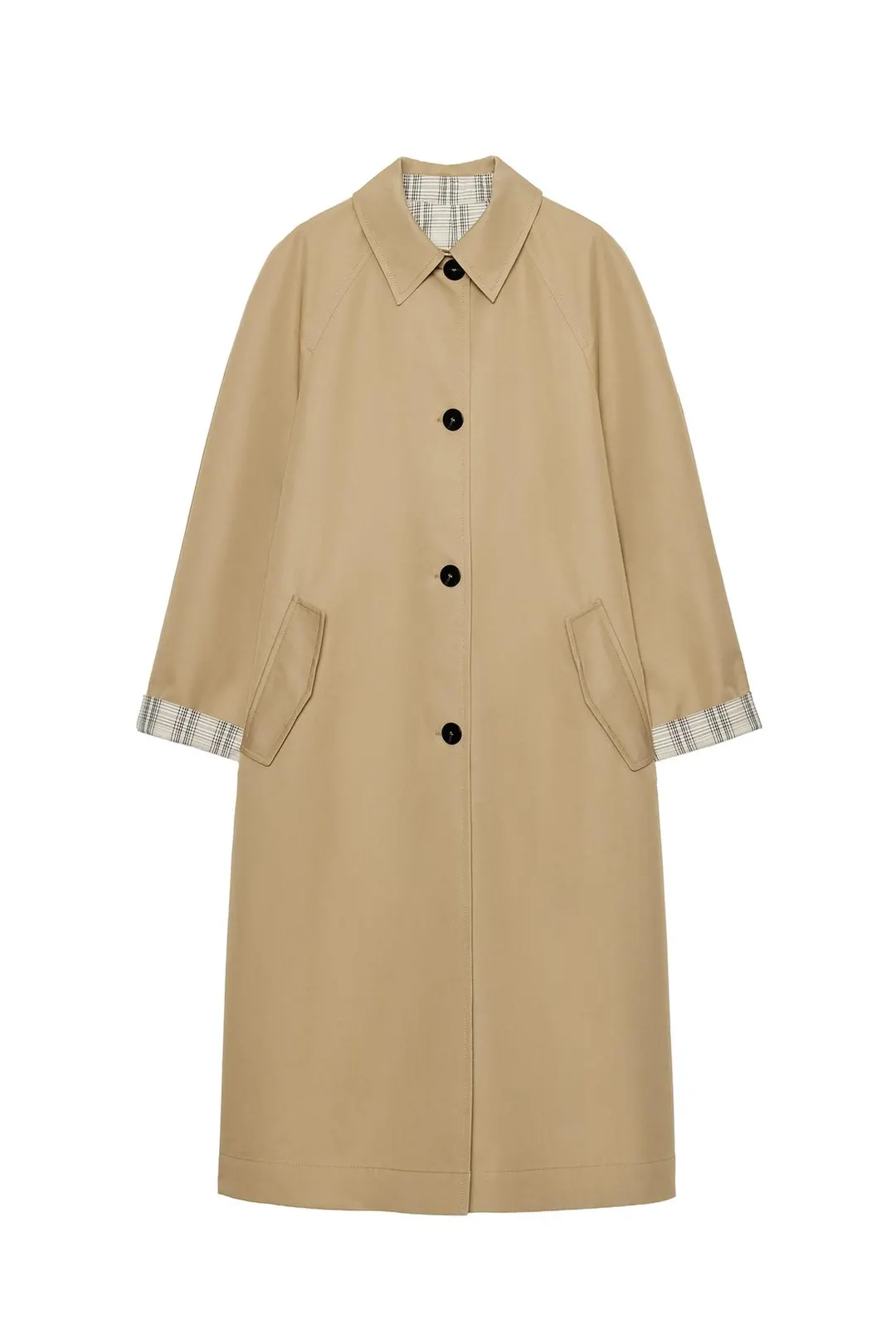 Длинный двусторонний тренч ZW Collection, Zara