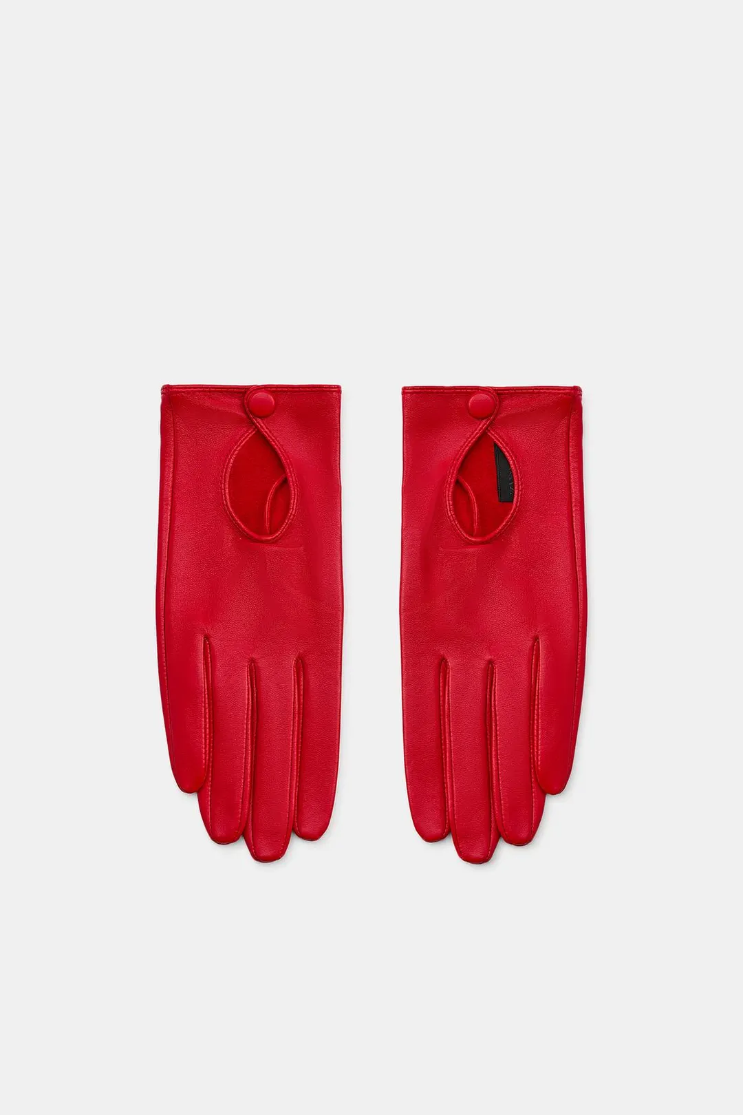 Короткие перчатки из 100% кожи, Zara