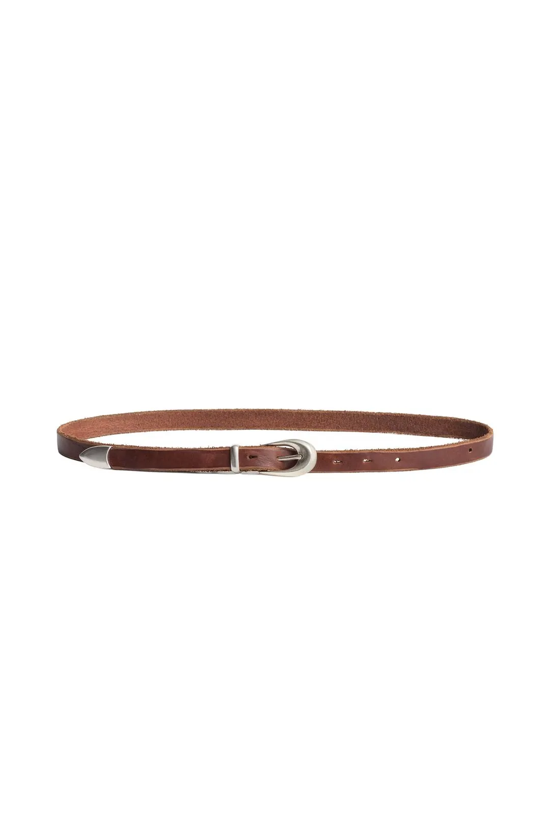 Ремень с кожаным наконечником, Zara