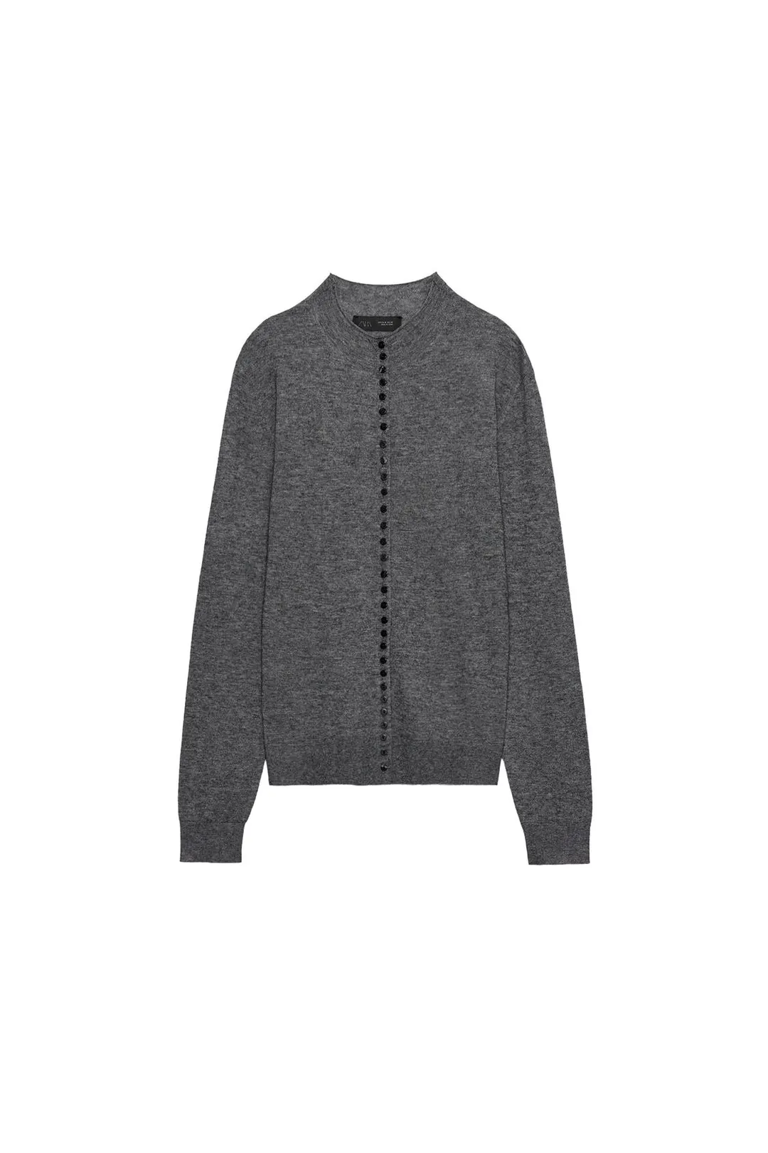 Кардиган тонкой вязки из смесовой шерсти, Zara