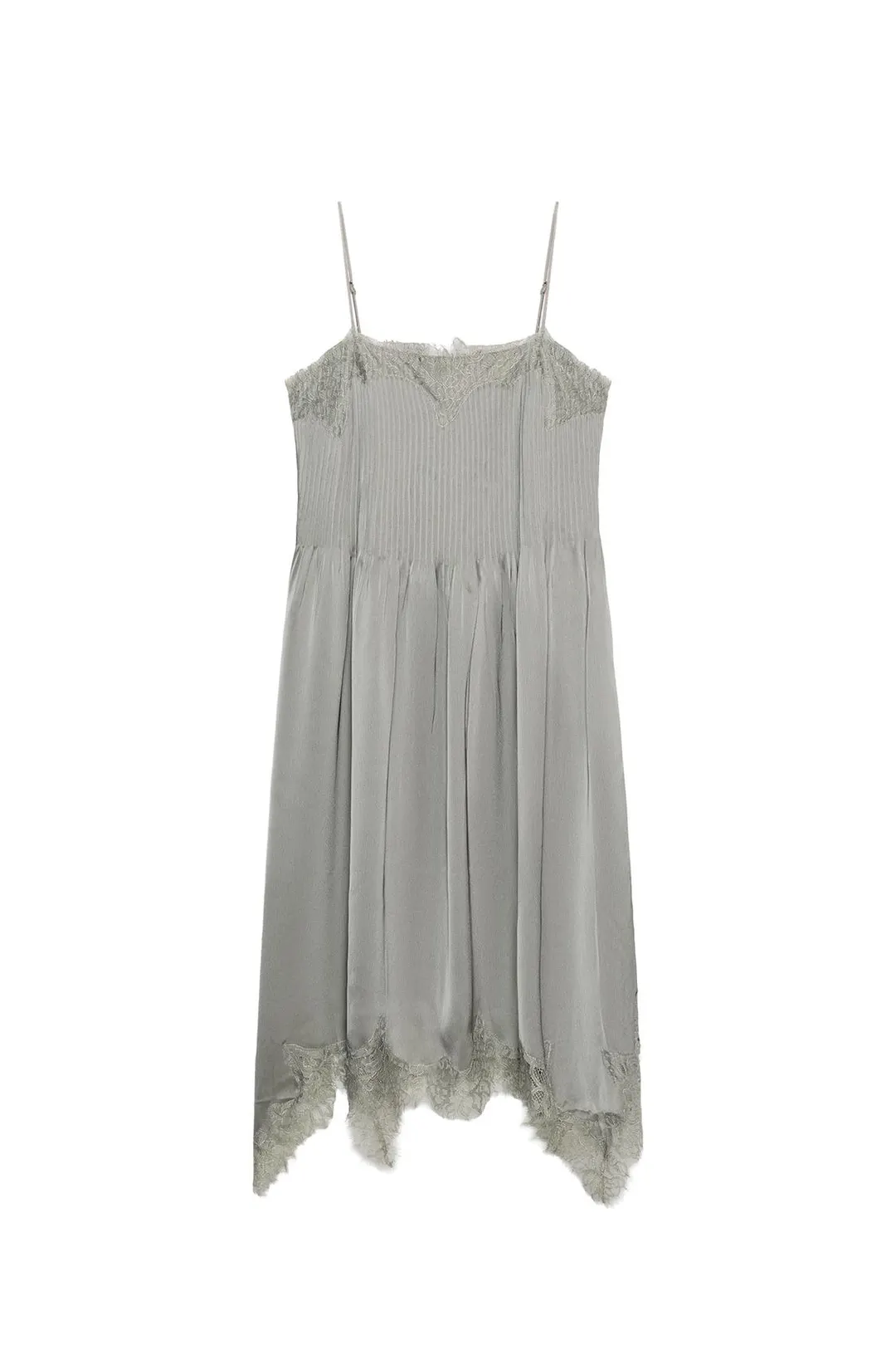 Кружевное платье миди ZW Collection, Zara