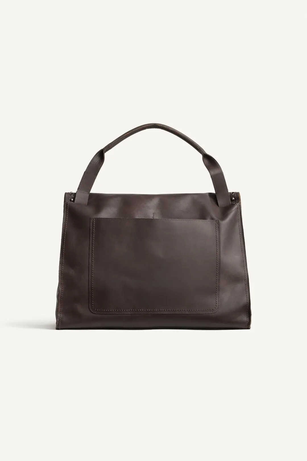 Сумка через плечо из кожи с заклепками, Zara