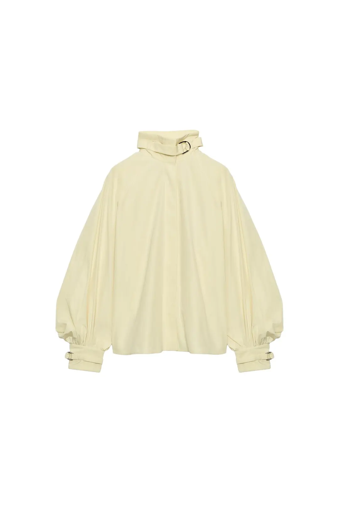 Поплиновая рубашка с пряжками, Zara