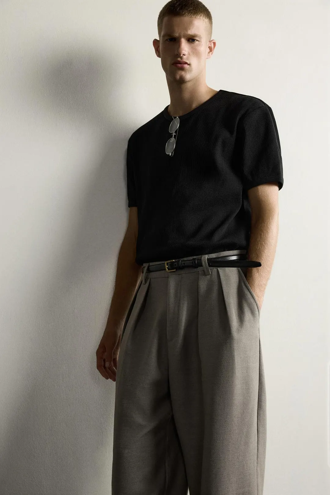 Футболка вафельной вязки, Zara