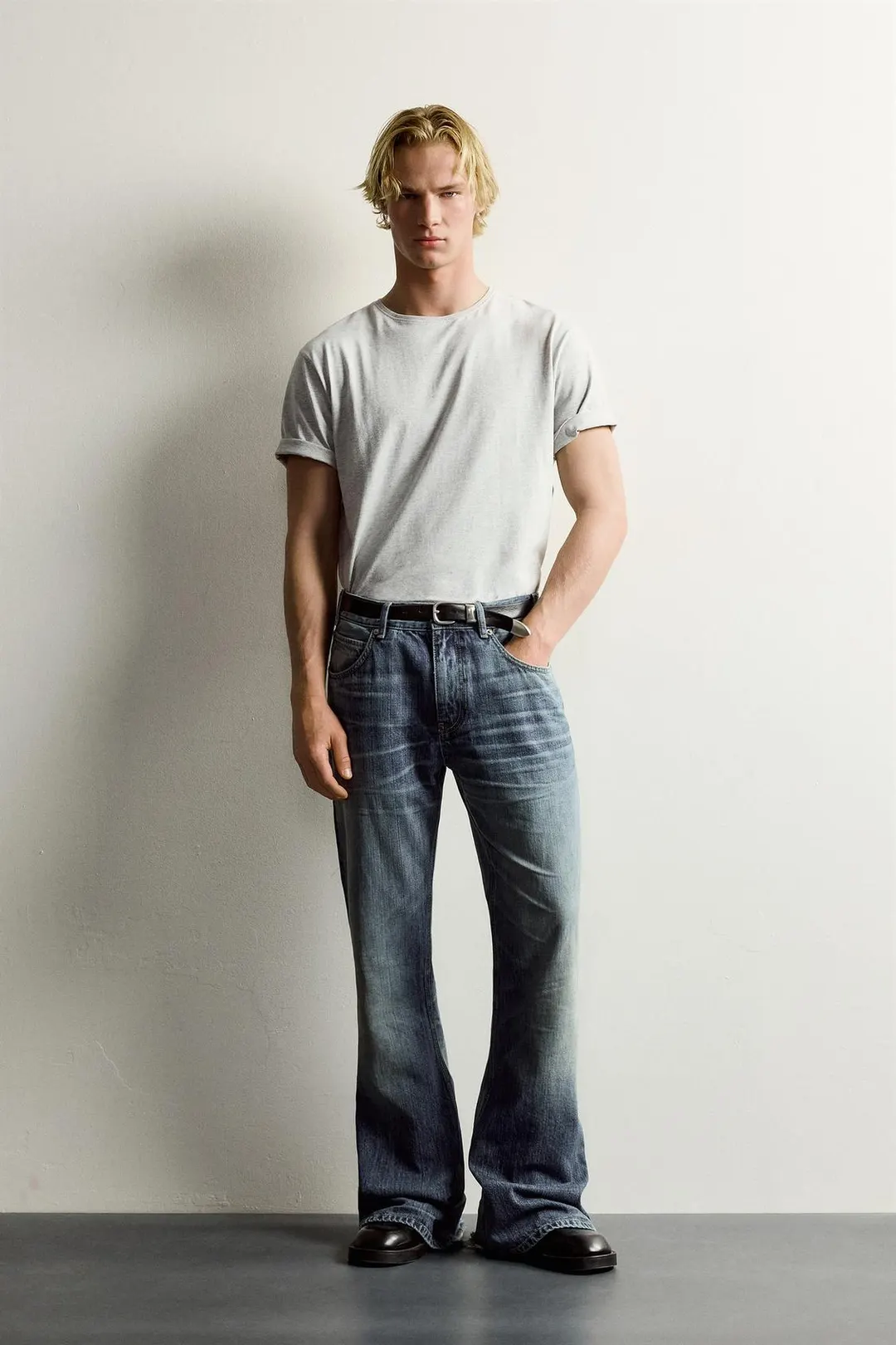 Джинсы расклешенного кроя, Zara