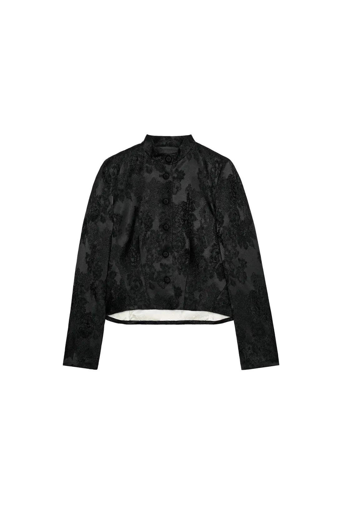 Укороченная жаккардовая куртка ZW Collection, Zara