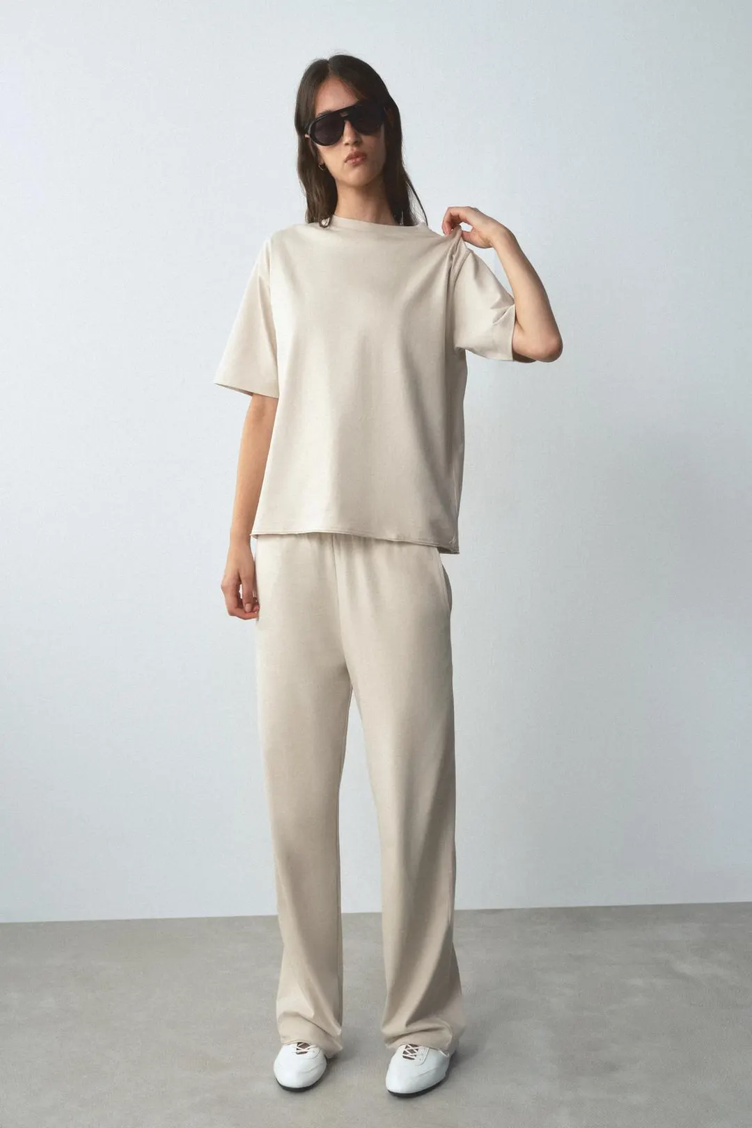 Футболка с круглым вырезом, Zara
