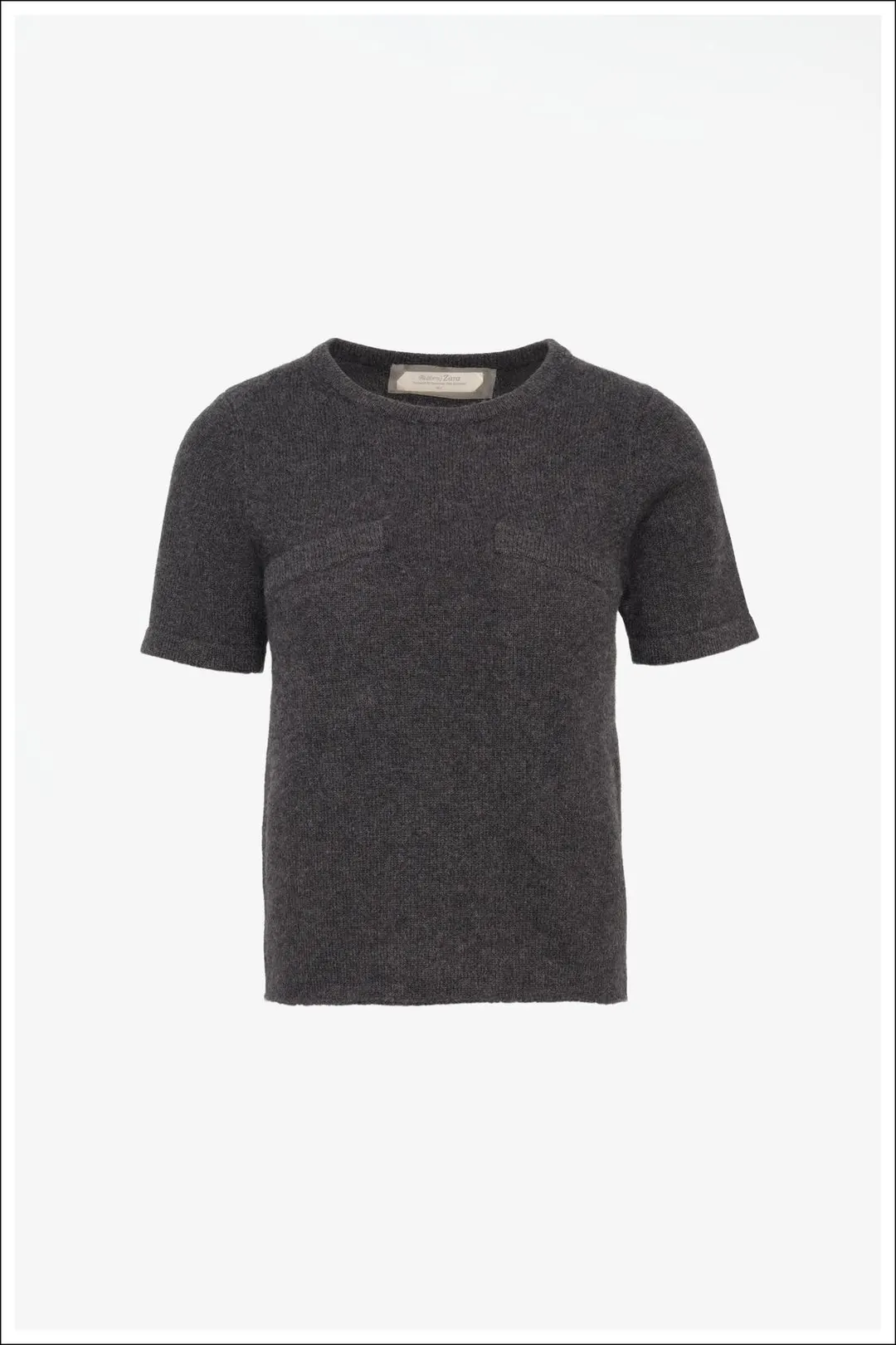 Вязаная футболка из 100% кашемира Limited Edition, Zara