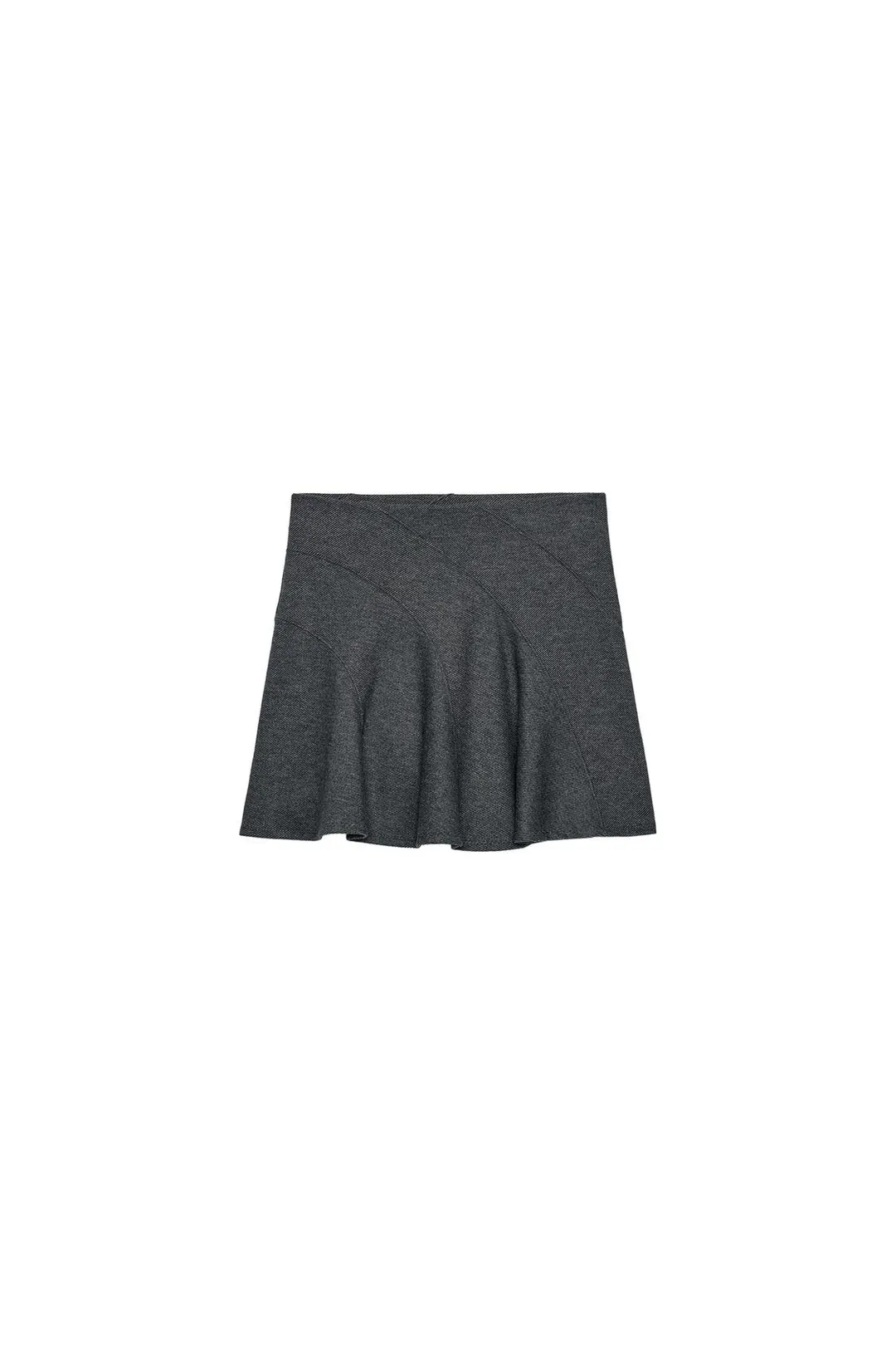 Юбка мини из мягкой ткани, Zara
