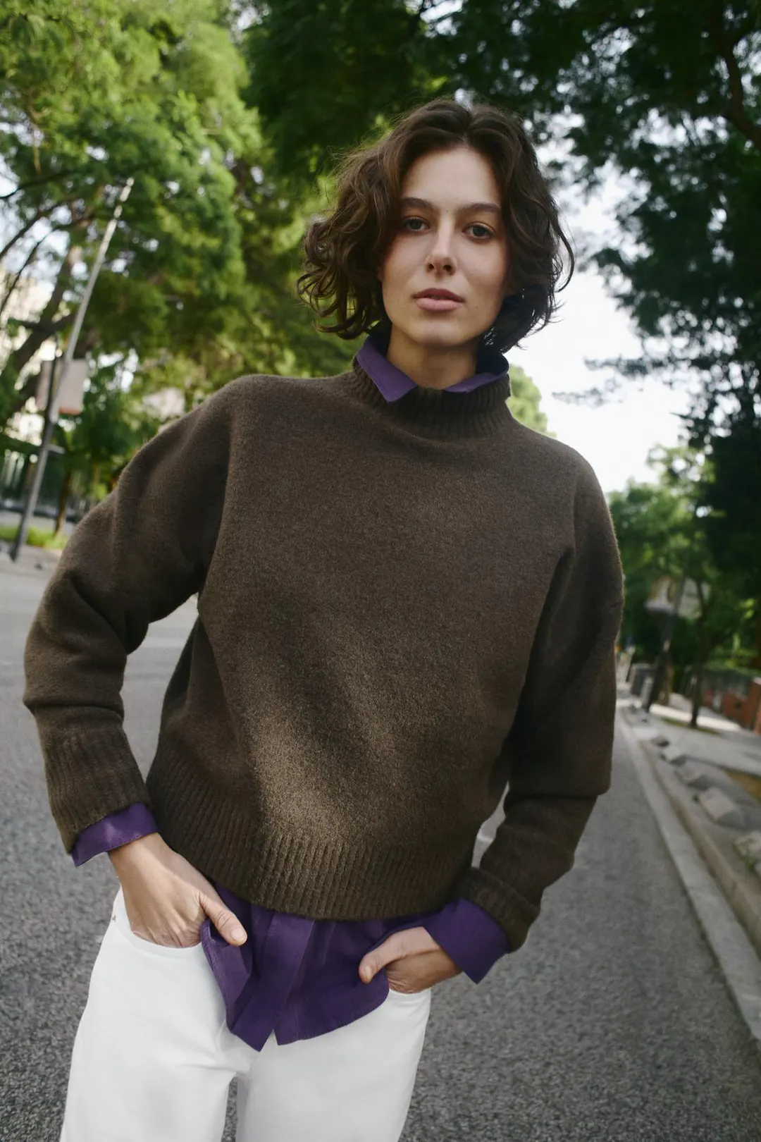 Мягкий вязаный свитер, Zara