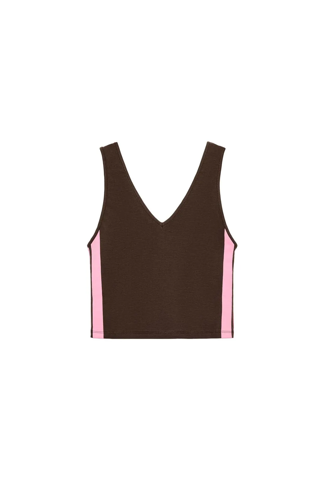 Топ с боковыми полосками, Zara
