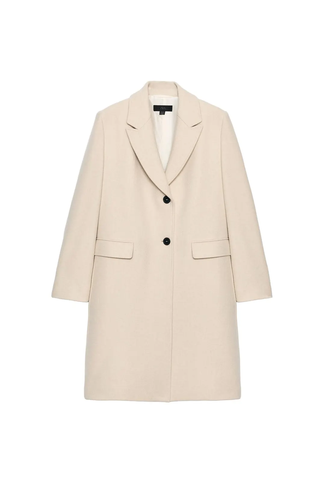 Пальто с подплечниками, Zara