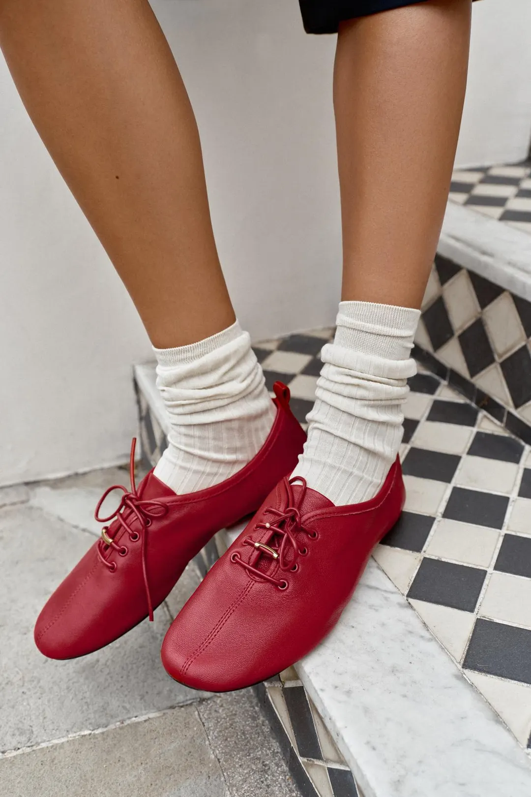 Туфли дерби из кожи, Zara