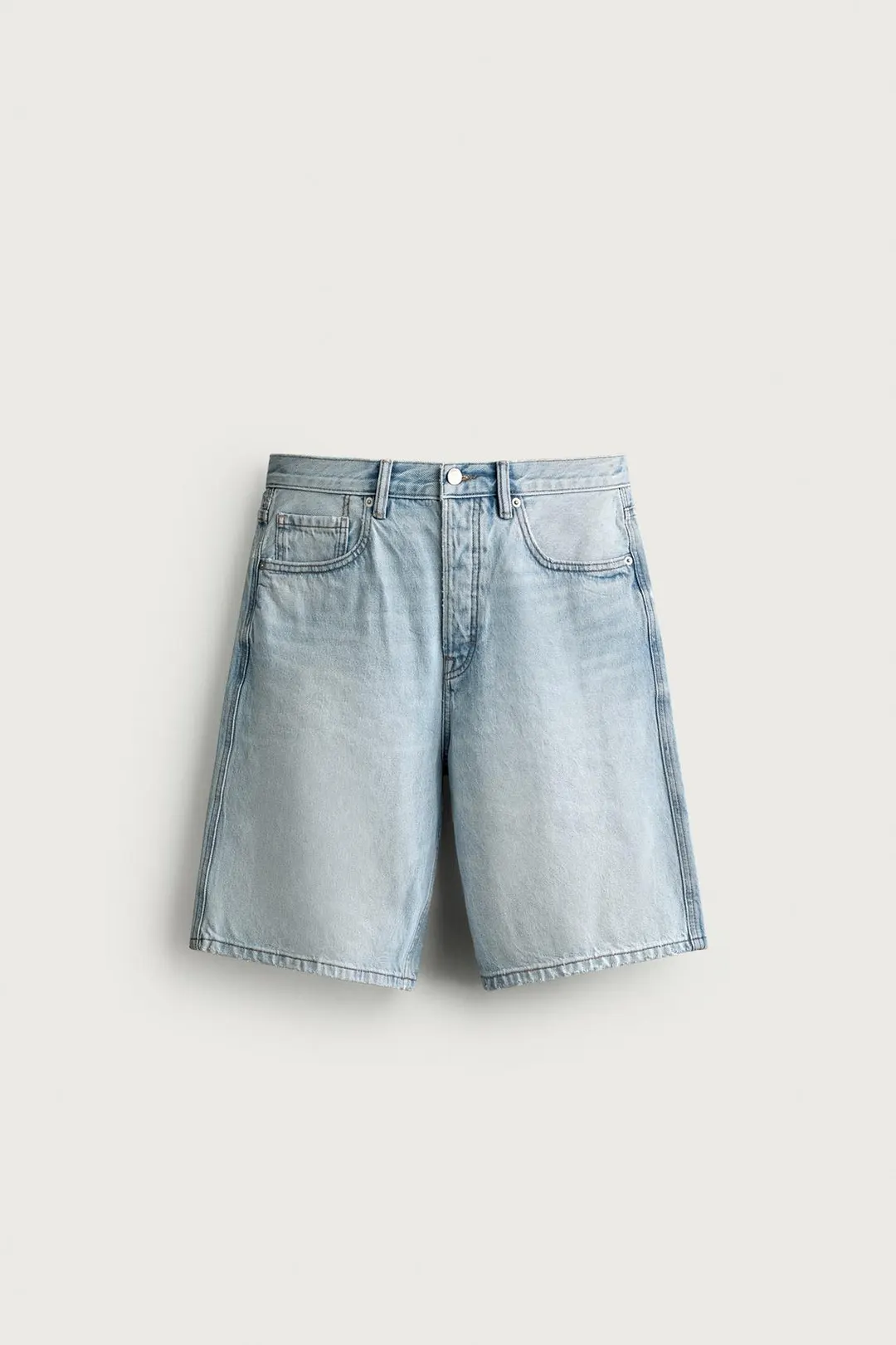 Джинсовые бермуды прямого кроя, Zara