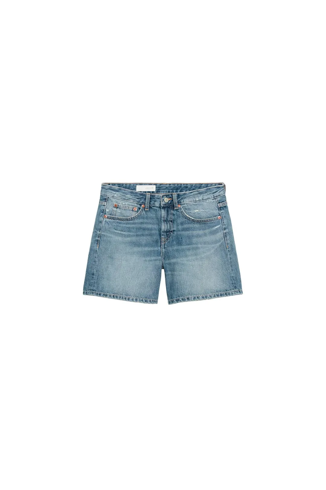 Джинсовые бермуды прямого кроя со средней посадкой, Zara