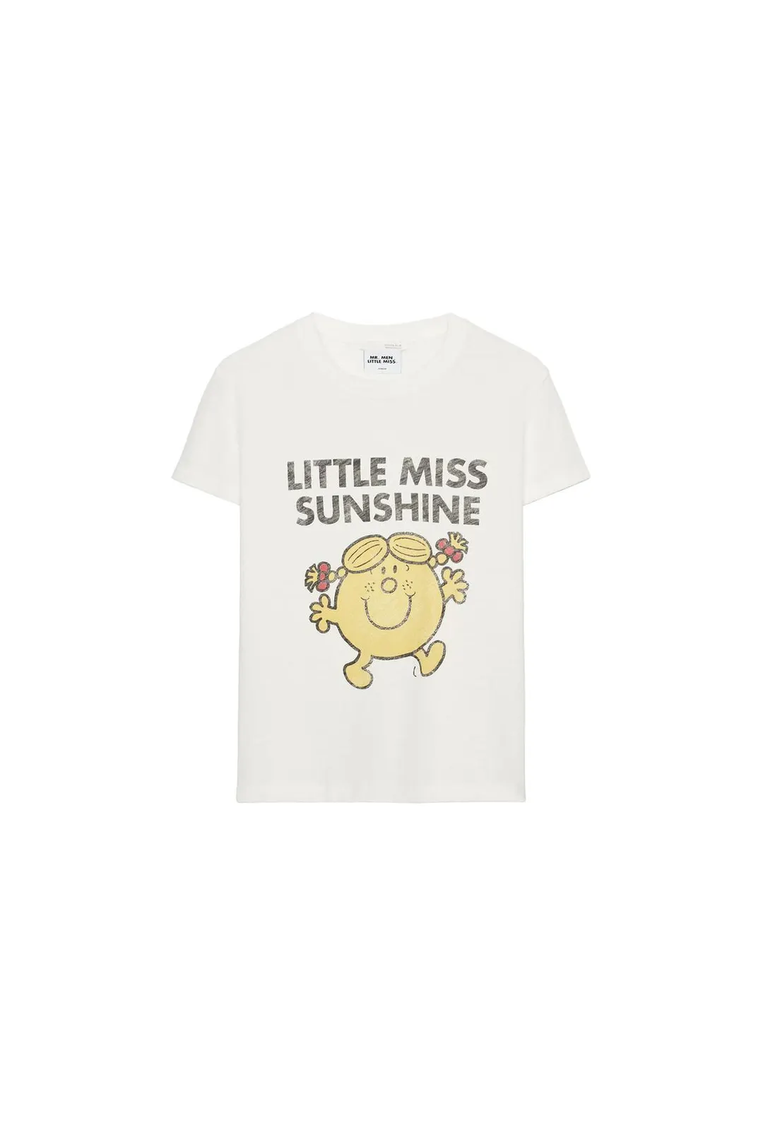 Футболка из меланжевого трикотажа LITTLE MISS SUNSHINE, Zara
