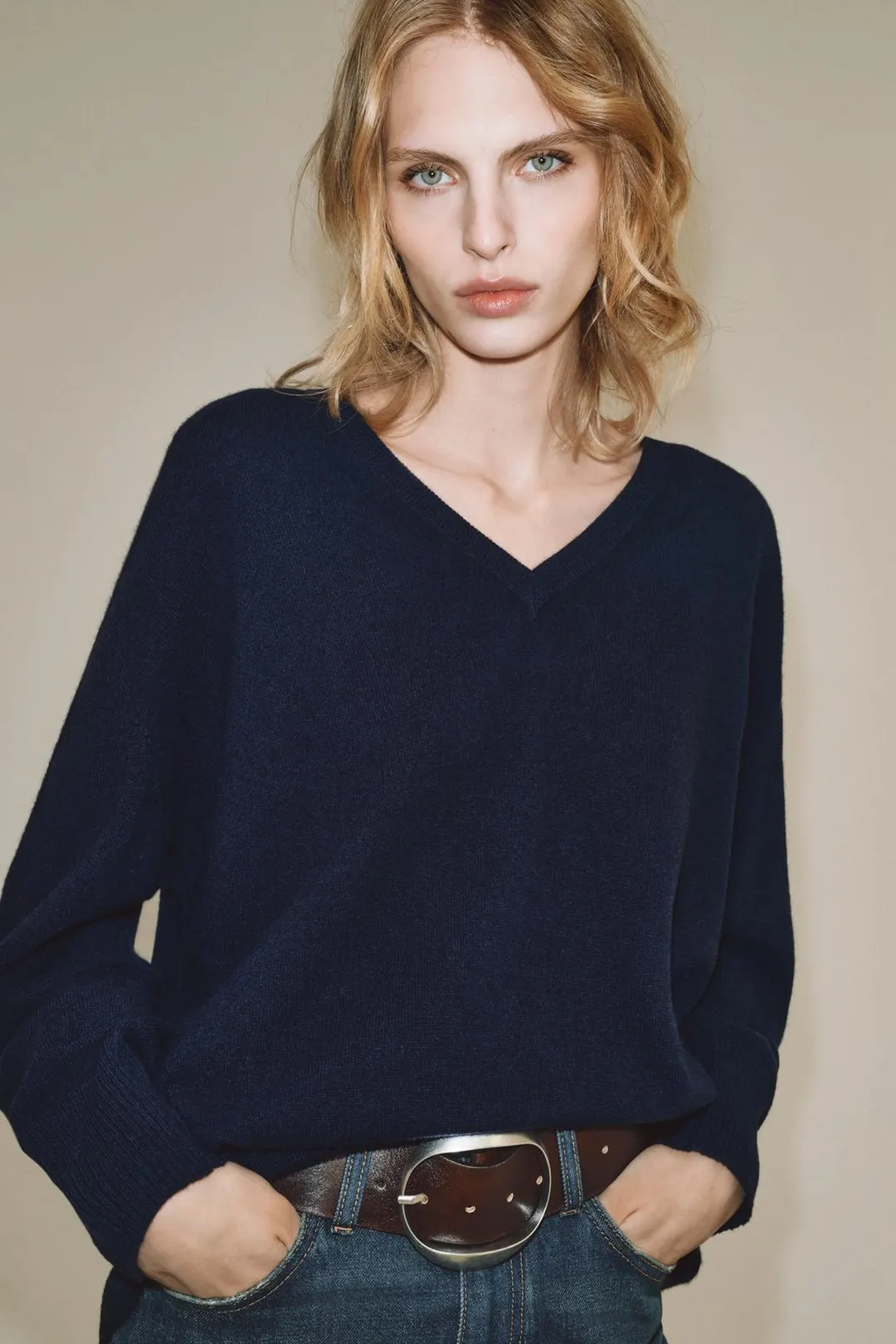 Свитер оверсайз из 100% шерсти, Zara